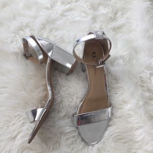 CL by Laundry Block Silver Shoes